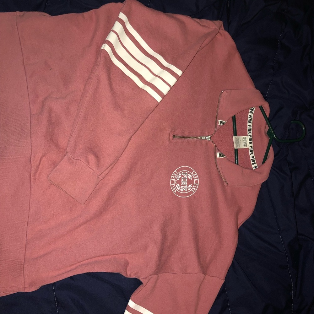 Pink Quarterzip Pullover